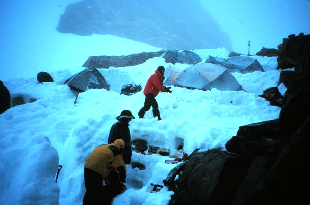 Weather in the Red Saddle camp